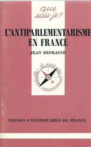 L'Antiparlementarisme en France