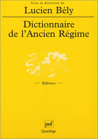 Dictionnaire de l'Ancien régime