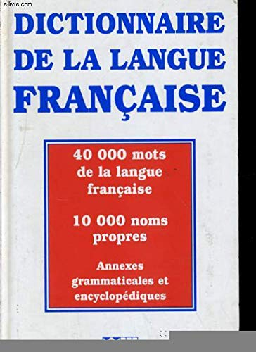 dictionnaire universel de poche. 40 000 mots de la langue française, 10 000 noms propres, annexes gr