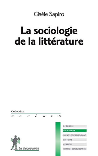 La sociologie de la littérature