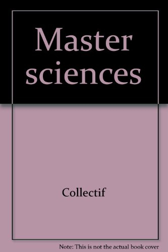 Master sciences