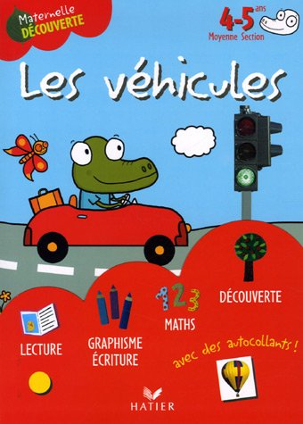 Les véhicules avec Achille le crocodile, moyenne section, 4-5 ans : exercices et activités