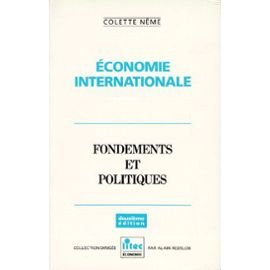 Economie internationale : fondement et politique