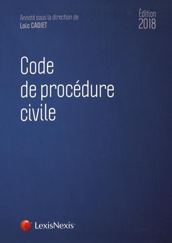 Code de procédure civile 2018