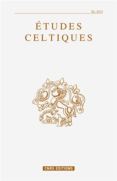 Etudes celtiques, n° 40