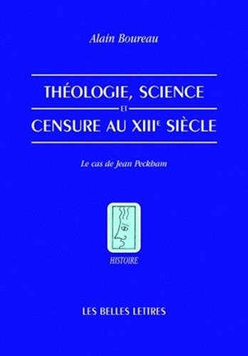 Théologie, science et censure au XIIIe siècle : le cas de Jean Peckham