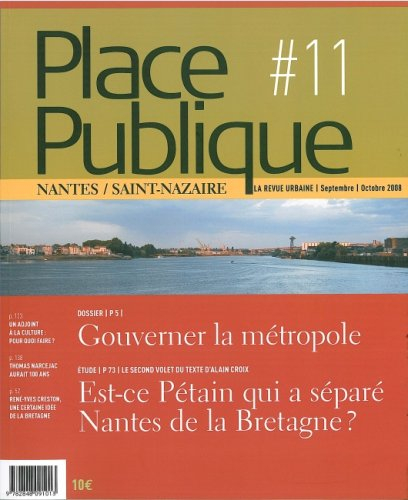 Place publique, Nantes Saint-Nazaire, n° 11. Gouverner la métropole