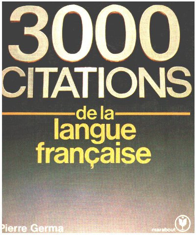 3000 citations de la langue française