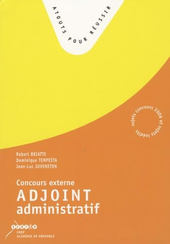 Adjoint administratif : concours externe