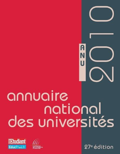 Annuaire national des universités 2011