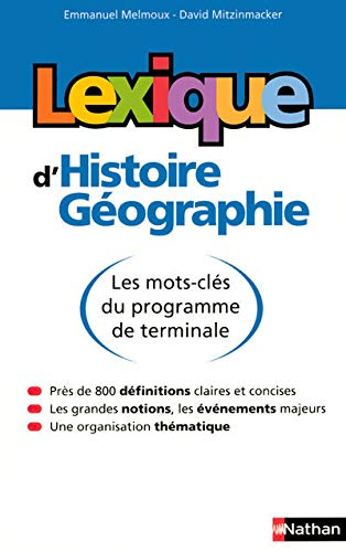 Lexique d'histoire géographie : term L, ES, S