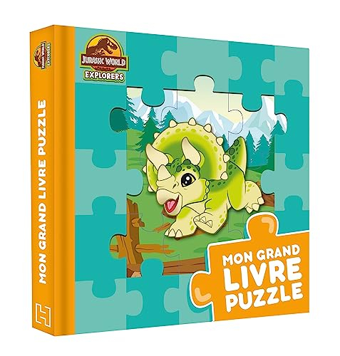Jurassic World explorers : mon grand livre puzzle