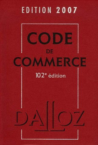 Code de commerce 2007