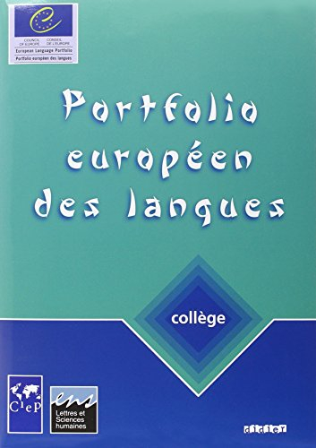 Portfolio européen des langues, collège : cahier et passeport