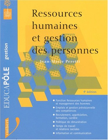 ressources humaines et gestion des personnes : 4ème édition