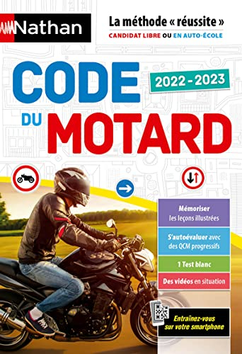 Code du motard 2022-2023 : la méthode réussite : candidat libre ou en auto-école