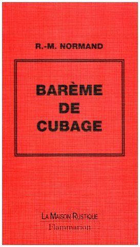 Barème de cubage
