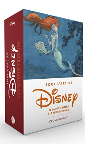 Tout l'art de Disney : de La petite sirène à La reine des neiges : 100 cartes postales