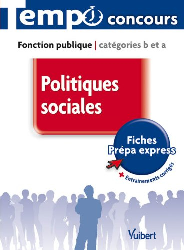 Politiques sociales : fonction publique, catégories B et A