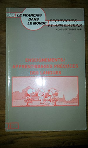 ENSEIGNEMENTS / APPRENTISSAGES PRECOCES DES LANGUES - le français dans le monde