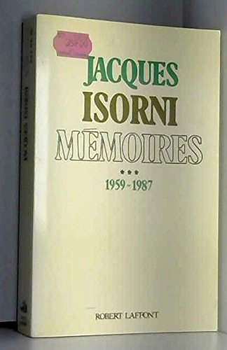 Mémoires. Vol. 3. 1959-1987