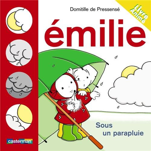 Emilie Flip-Flap. Emilie sous un parapluie