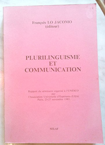 Plurilinguisme Et Communication. Hc6