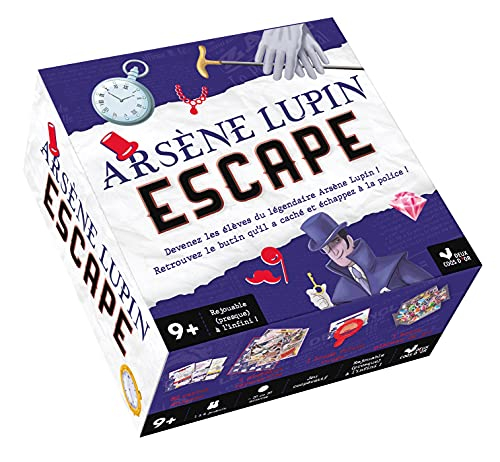 Arsène Lupin escape : devenez les élèves du légendaire Arsène Lupin ! : retrouvez le butin qu'il a c