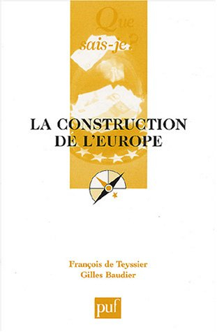 la construction de l'europe