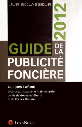 Guide de la publicité foncière 2012