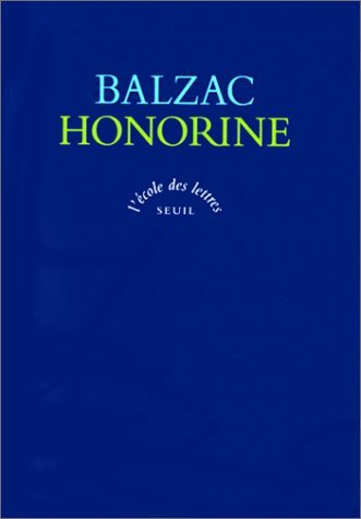 honorine by honoré de balzac (1997-03-20)