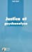 Justice et psychanalyse