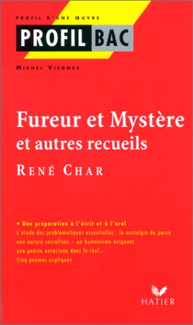 Fureur et mystère, René Char