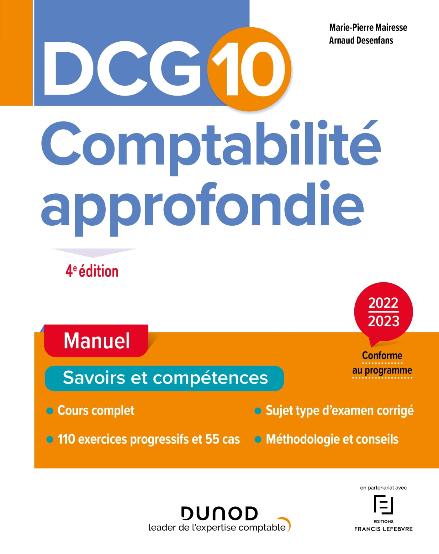 DCG 10, comptabilité approfondie : manuel, savoirs et compétences : 2022-2023