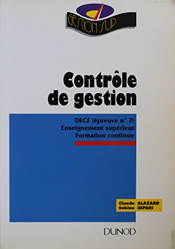 controle de gestion : decf epreuve n 7, enseignement superieur et formation continue