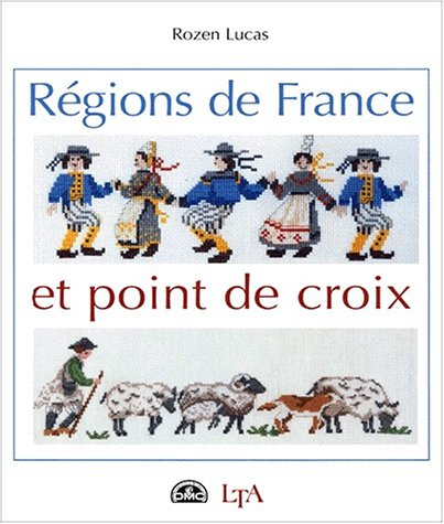 Régions de France et point de croix