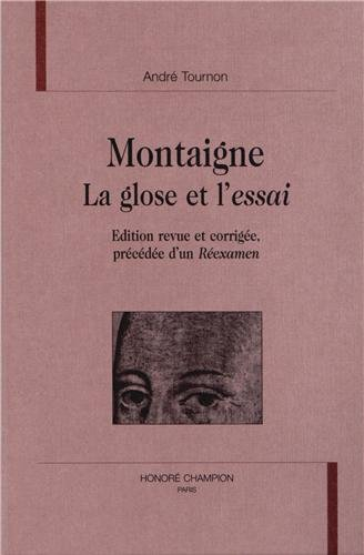 Montaigne, la glose et l'essai