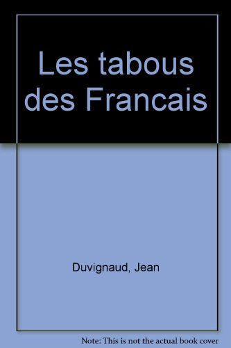 les tabous des français