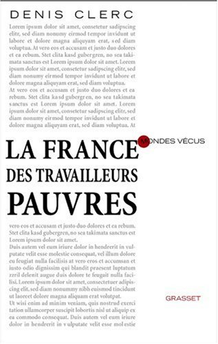 La France des travailleurs pauvres