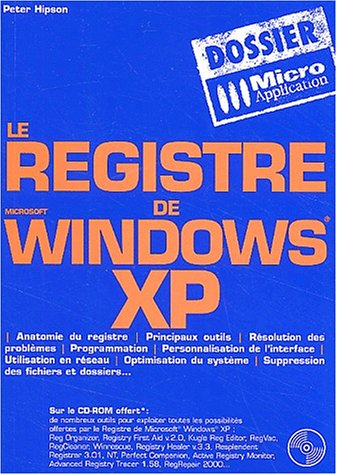 Le registre de Microsoft Windows XP