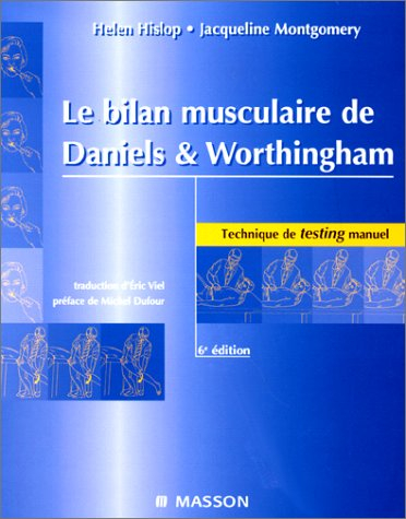 Le bilan musculaire de Daniels & Worthingham : technique de testing musculaire