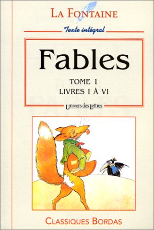 la fontaine/ulb fables t.1 np    (ancienne edition)