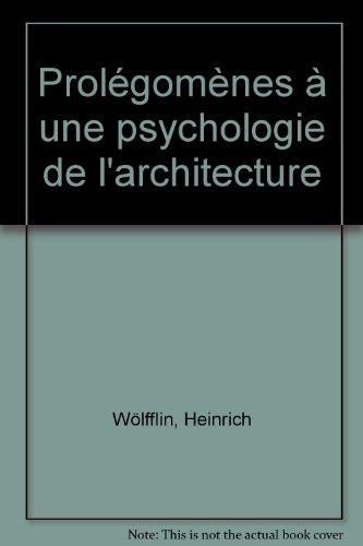 Psychologie de l'architecture