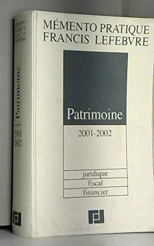 Patrimoine 2001-2002