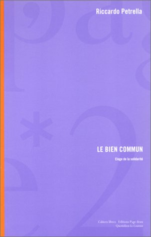 Le bien commun : éloge de la solidarité