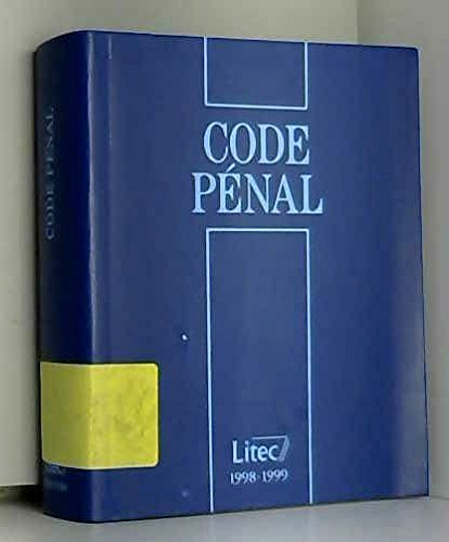 Code penal 98 99 11e ed. (ancienne édition)