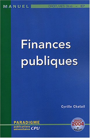 finances publiques : deug droit/aes
