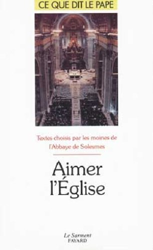 Aimer l'Eglise
