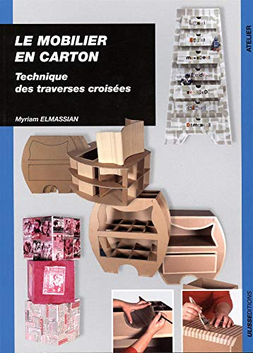 Le mobilier en carton : technique des traverses croisées