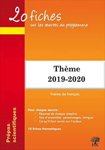 La démocratie : 20 fiches sur les oeuvres au programme, thème de français 2019-2020, prépas scientif